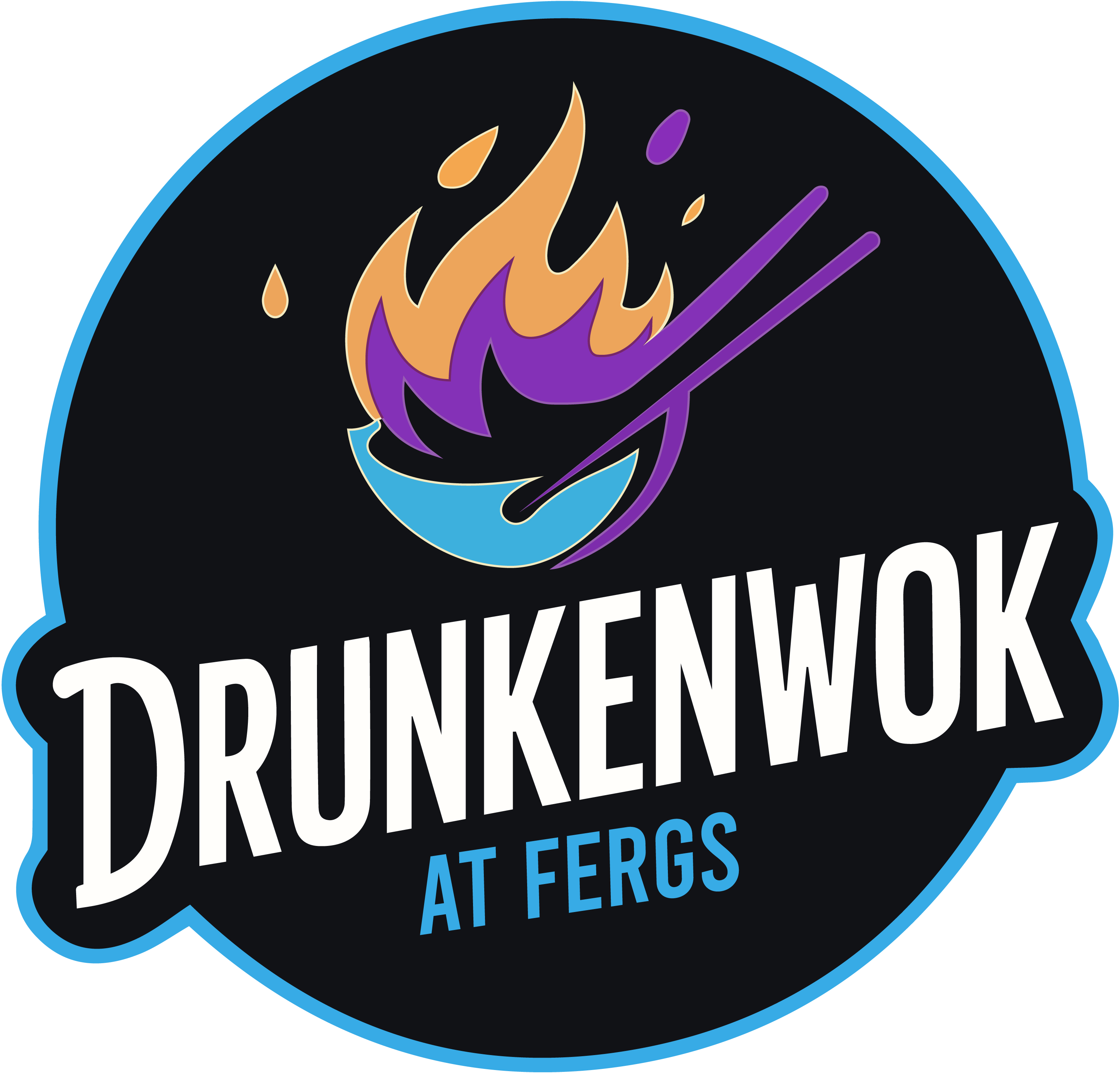 DrunkenWok at Ferg's logo